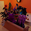 CHRISTMAS PARTY GANG! (ArtGift by Viguro5)