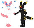 Umbreon and Sylveon