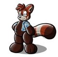 Red Panda Pooltoy
