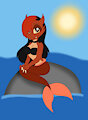 Deanna As a Mer-Saurian