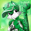 Year of the tiger, the green tiger!! by Zcomic