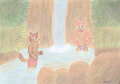 Duke Korin Waterfall Forest by Nekomarunosuke