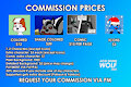 Commission prices 2022