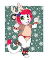 Rick in a reindeer outfit