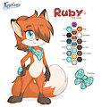 Ruby the Fox by FluffyXai