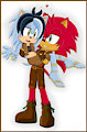 Sonic Boom AU - Sonic's Parents by HedgieLombax147
