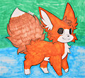 Cute Little Fox by MrRoseLizard