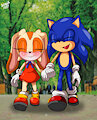 Sonic And Cream by SirJzau