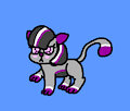 Asexual flag cat