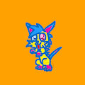 Pansexual flag cat