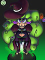 🎃💜🧡(forest witch)💜🧡🎃. by Grucholinyx1