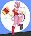 The cute pink hedgehog: Amy Rose by JavithecyborgGX20