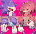 Commission-Sonic and Knuckles
