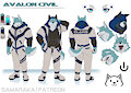 BULDGE CRISIS Model sheet Avalon [outfit]