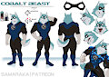 BULDGE CRISIS Model sheet Cobalt Beast [suit]