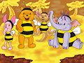 Pooh and the Bee Crew (by Linkina)