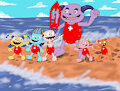 Lifeguard Monsters (by Linkina)