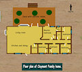 Floor Plan of Claymont Family Home by moyomongoose
