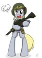 Imperial Guardspony Derpy by ChaoticTheory
