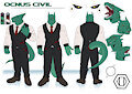 BULDGE CRISIS Model sheet Ocnus [outfit]