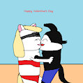 Minerva And Yakko's Valentine's Beach Day