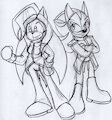 WIP: Special Agents Sonic and Shadow by sonicremix