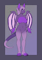 Violet the Purple Bat Girl from