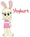 Yoghurt the rabbit
