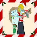 Tech and Mael Christmas by Sanyo2100
