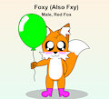 Foxy - My Fursona! [Reference] by BloonFxy
