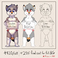 Commission Prices 2021 by Battler