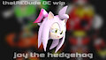 Joy the Hedgehog | My Upcoming Sonic OC by Thatredude