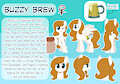 [Commission] Buzzy Brew Refence Sheet