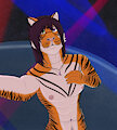 a sexy striped kitty by Fayrofire398