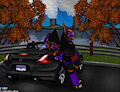 [C] GTA5 style of Hazy and 370z Car background by Spiritwhitewolf