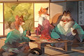 Sushi Evening at the Ryokan by Demesejha