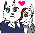Jimmy Crystal and Paris by FluffyWolfParis22