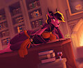 Reading by the Fire by NyotaMwuaji