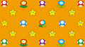 Mario Symbols: Mushrooms, Stars, Flowers, Characters (Wallpapers) by Minochu243