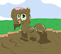 another muddy Fluttershy