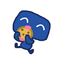 Kurokotchi Tamagotchi Fanart Cookie by FloppyPony