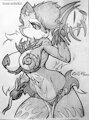 Ruby Thorn - Real Pencil Sketch by SciFiCat