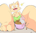 A rat stealing my cupcake!! by deecatman
