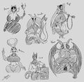 VH Art - Various Demons III by GrayscaleRain