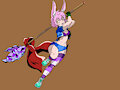 Action pose for Unnamed Bunnygirl