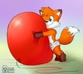Big Balloon Hugs - Roarey Raccoon & Jeffy Bunny by KennyKitsune