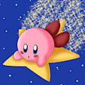 Kirby's Warpstar Ride by KendraEevee