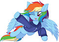 Rainbow Dash - Flying Away