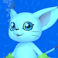 [3D] Gatomon underwater