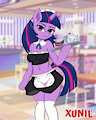 Twilight Sparkle Maid (Outfit) by xunil763